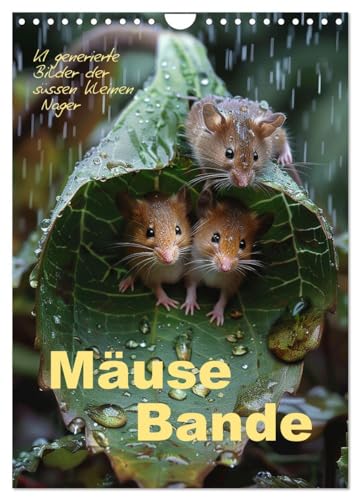 Mäusebande (Wandkalender 2025 DIN A4 hoch), CALVENDO Monatskalender von CALVENDO