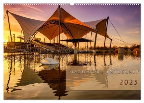 Magdeburg entdecken (Wandkalender 2025 DIN A2 quer), CALVENDO Monatskalender von CALVENDO