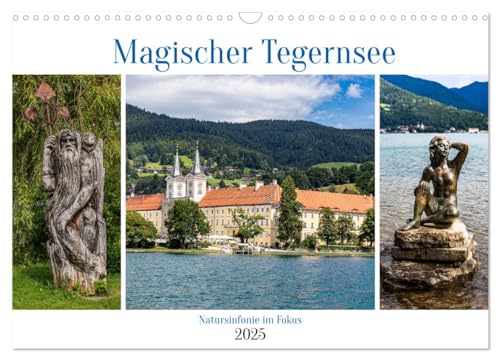 Magischer Tegernsee (Wandkalender 2025 DIN A3 quer), CALVENDO Monatskalender von CALVENDO