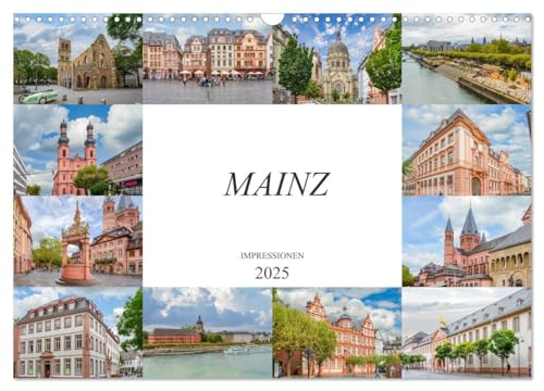 Mainz Impressionen (Wandkalender 2025 DIN A3 quer), CALVENDO Monatskalender von CALVENDO