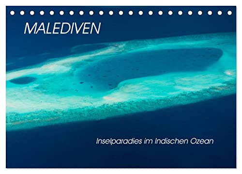 Malediven - Inselparadies im Indischen Ozean (Tischkalender 2025 DIN A5 quer), CALVENDO Monatskalender von CALVENDO