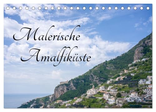 Malerische Amalfiküste (Tischkalender 2025 DIN A5 quer), CALVENDO Monatskalender von CALVENDO