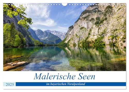 Malerische Seen im bayerischen Voralpenland (Wandkalender 2025 DIN A3 quer), CALVENDO Monatskalender von CALVENDO