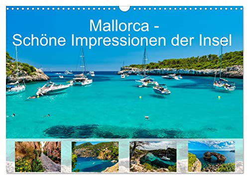 Mallorca - Schöne Impressionen der Insel (Wandkalender 2025 DIN A3 quer), CALVENDO Monatskalender von CALVENDO