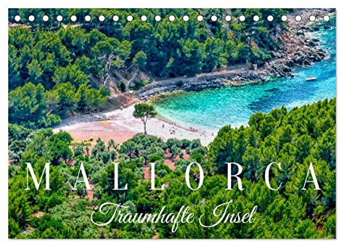 Mallorca Traumhafte Insel (Tischkalender 2025 DIN A5 quer), CALVENDO Monatskalender von CALVENDO