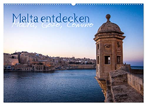 Malta entdecken Malta, Gozo, Comino (Wandkalender 2025 DIN A2 quer), CALVENDO Monatskalender von CALVENDO