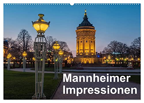 Mannheimer Impressionen. (Wandkalender 2025 DIN A2 quer), CALVENDO Monatskalender von CALVENDO