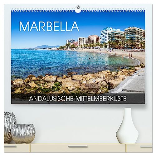 Marbella - andalusische Mittelmeerküste (hochwertiger Premium Wandkalender 2025 DIN A2 quer), Kunstdruck in Hochglanz von CALVENDO
