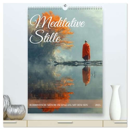 Meditative Stille (hochwertiger Premium Wandkalender 2025 DIN A2 hoch), Kunstdruck in Hochglanz von CALVENDO