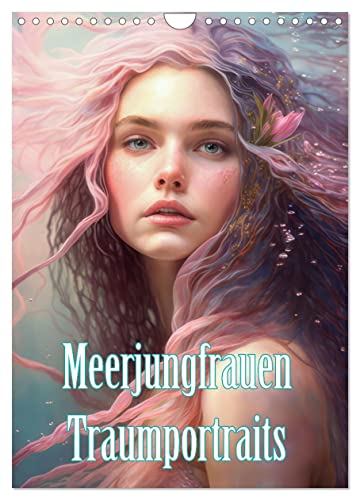 Meerjungfrauen Traumportraits (Wandkalender 2025 DIN A4 hoch), CALVENDO Monatskalender von CALVENDO