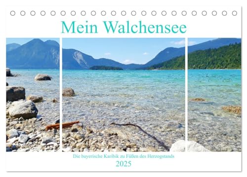 Mein Walchensee - Die bayerische Karibik zu Füßen des Herzogstands (Tischkalender 2025 DIN A5 quer), CALVENDO Monatskalender von CALVENDO