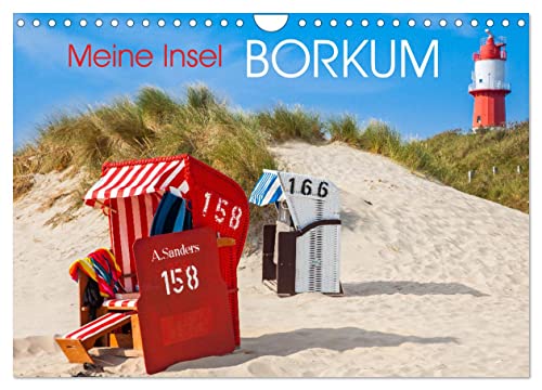 Meine Insel Borkum (Wandkalender 2025 DIN A4 quer), CALVENDO Monatskalender von CALVENDO