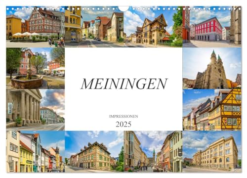 Meiningen Impressionen (Wandkalender 2025 DIN A3 quer), CALVENDO Monatskalender von CALVENDO