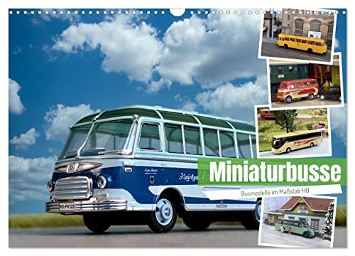 Miniaturbusse (Wandkalender 2026 DIN A3 quer), CALVENDO Monatskalender von CALVENDO