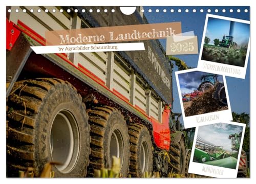 Moderne Landtechnik (Wandkalender 2025 DIN A4 quer), CALVENDO Monatskalender: Dieser Kalender ist nicht nur ein praktischer Zeitplaner, sondern auch ... Geschenk für Freunde (CALVENDO Technologie) von CALVENDO