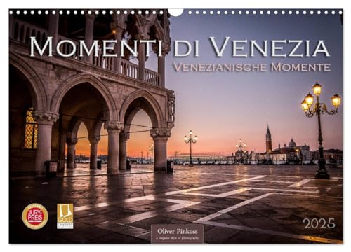 Momenti di Venezia - Venezianische Momente (Wandkalender 2025 DIN A3 quer), CALVENDO Monatskalender von CALVENDO