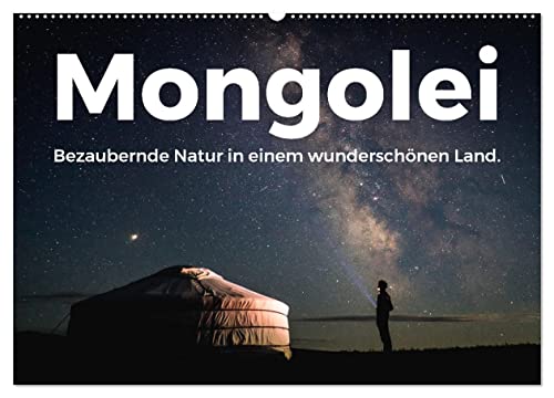 Mongolei - Bezaubernde Natur in einem wunderschönen Land. (Wandkalender 2025 DIN A2 quer), CALVENDO Monatskalender von CALVENDO