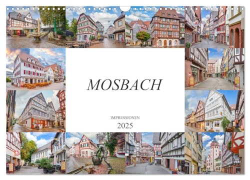 Mosbach Impressionen (Wandkalender 2025 DIN A3 quer), CALVENDO Monatskalender von CALVENDO