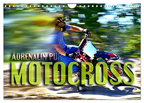 Motocross - Adrenalin pur (Wandkalender 2025 DIN A4 quer), CALVENDO Monatskalender von CALVENDO