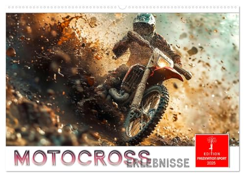 Motocross Erlebnisse (Wandkalender 2025 DIN A2 quer), CALVENDO Monatskalender von CALVENDO