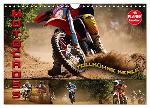 Motocross - tollkühne Kerle (Wandkalender 2025 DIN A4 quer), CALVENDO Monatskalender von CALVENDO