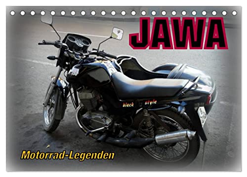 Motorrad-Legenden: JAWA (Tischkalender 2025 DIN A5 quer), CALVENDO Monatskalender von CALVENDO