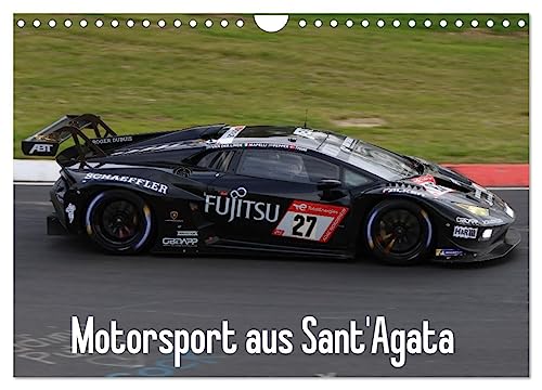 Motorsport aus Sant’Agata (Wandkalender 2025 DIN A4 quer), CALVENDO Monatskalender: Fotos verschiedener Lamborghini Huracan aus dem Motorsport (CALVENDO Sport) von CALVENDO
