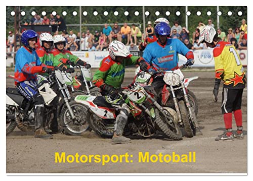 Motorsport: Motoball (Tischkalender 2026 DIN A5 quer), CALVENDO Monatskalender: Kalender mit Foto aus dem Motoball Sport (CALVENDO Sport) von Calvendo