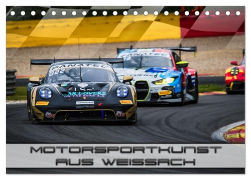 Motorsportkunst aus Weissach (Tischkalender 2025 DIN A5 quer), CALVENDO Monatskalender: Ein Kalender für alle Porsche Motorsport Fans. (CALVENDO Sport)