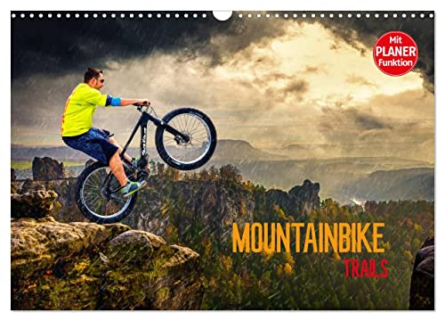 Mountainbike Trails (Wandkalender 2025 DIN A3 quer), CALVENDO Monatskalender von CALVENDO