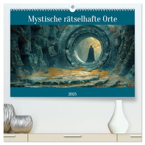 Mystische rätselhafte Orte (hochwertiger Premium Wandkalender 2025 DIN A2 quer), Kunstdruck in Hochglanz von CALVENDO