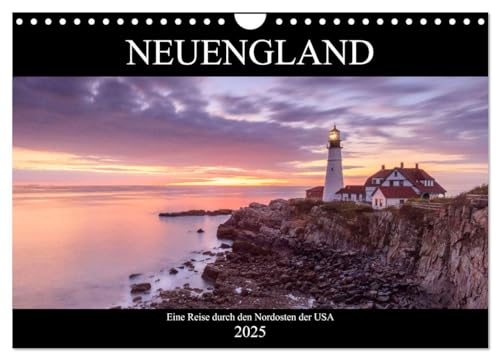 NEUENGLAND - Eine Reise durch den Nordosten der USA (Wandkalender 2025 DIN A4 quer), CALVENDO Monatskalender von CALVENDO