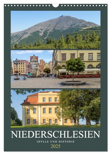 NIEDERSCHLESIEN Idylle und Historie (Wandkalender 2025 DIN A3 hoch), CALVENDO Monatskalender von CALVENDO