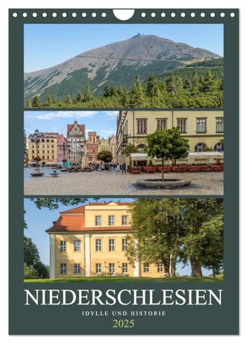 NIEDERSCHLESIEN Idylle und Historie (Wandkalender 2025 DIN A4 hoch), CALVENDO Monatskalender von CALVENDO