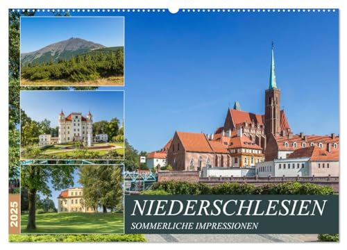 NIEDERSCHLESIEN Sommerliche Impressionen (Wandkalender 2025 DIN A2 quer), CALVENDO Monatskalender von CALVENDO