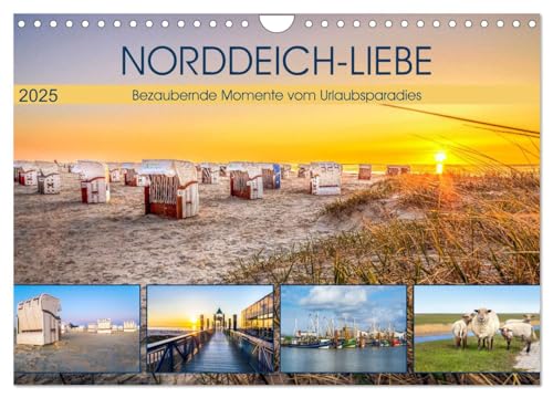 NORDDEICH-LIEBE (Wandkalender 2025 DIN A4 quer), CALVENDO Monatskalender von CALVENDO