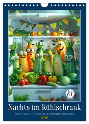 Nachts im Kühlschrank (Wandkalender 2026 DIN A4 hoch), CALVENDO Monatskalender von CALVENDO