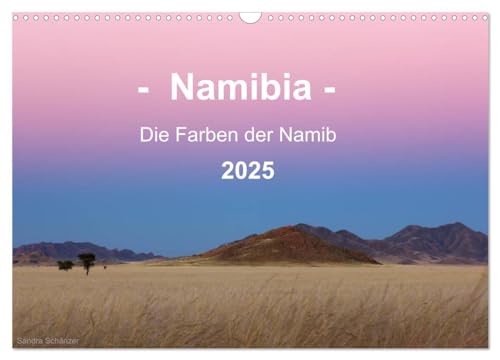 Namibia - Die Farben der Namib (Wandkalender 2025 DIN A3 quer), CALVENDO Monatskalender von CALVENDO