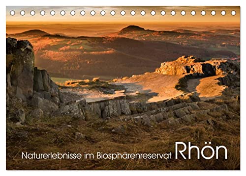 Naturerlebnis im Biosphärenreservat Rhön (Tischkalender 2025 DIN A5 quer), CALVENDO Monatskalender von CALVENDO
