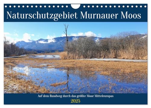 Naturschutzgebiet Murnauer Moos - Auf dem Rundweg durch das größte Moor Mitteleuropas (Wandkalender 2025 DIN A4 quer), CALVENDO Monatskalender von CALVENDO