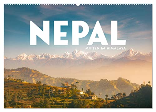 Nepal - Mitten im Himalaya (Wandkalender 2025 DIN A2 quer), CALVENDO Monatskalender von CALVENDO