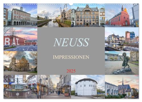 Neuss Impressionen (Wandkalender 2025 DIN A2 quer), CALVENDO Monatskalender von CALVENDO