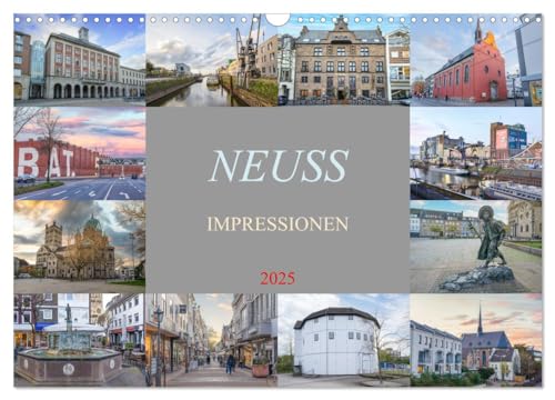 Neuss Impressionen (Wandkalender 2025 DIN A3 quer), CALVENDO Monatskalender von CALVENDO