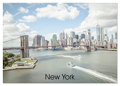 New York (Wandkalender 2025 DIN A2 quer), CALVENDO Monatskalender von CALVENDO