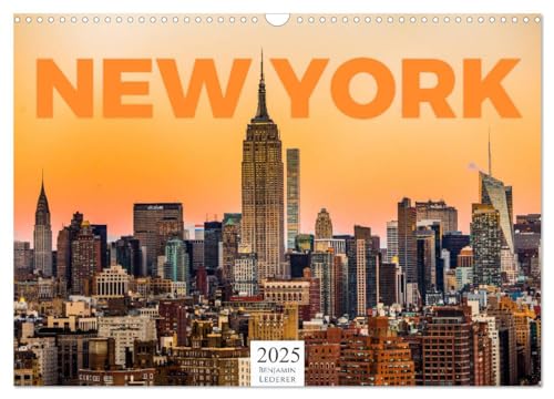 New York - Eine Weltstadt (Wandkalender 2025 DIN A3 quer), CALVENDO Monatskalender von CALVENDO