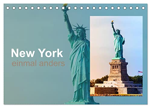 New York - einmal anders (Tischkalender 2025 DIN A5 quer), CALVENDO Monatskalender von CALVENDO