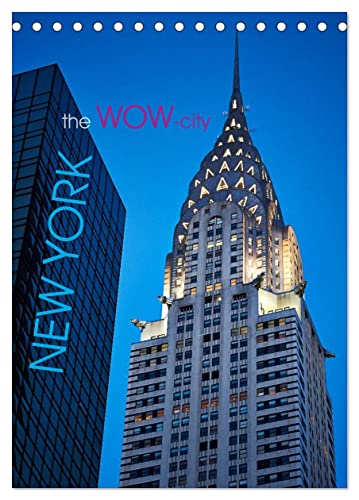 New York - the WOW-city (Tischkalender 2025 DIN A5 hoch), CALVENDO Monatskalender von CALVENDO