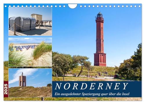 Norderney Spaziergang (Wandkalender 2025 DIN A4 quer), CALVENDO Monatskalender von CALVENDO