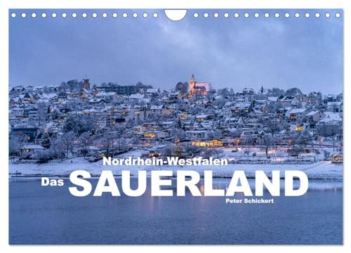 Nordrhein-Westfalen - Das Sauerland (Wandkalender 2026 DIN A4 quer), CALVENDO Monatskalender: Die wunderbare Mittelgebirgsregion in Westfalen - das Sauerland. (CALVENDO Orte) von Calvendo
