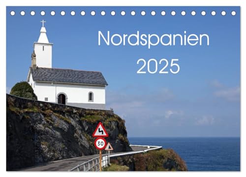 Nordspanien (Tischkalender 2025 DIN A5 quer), CALVENDO Monatskalender von CALVENDO